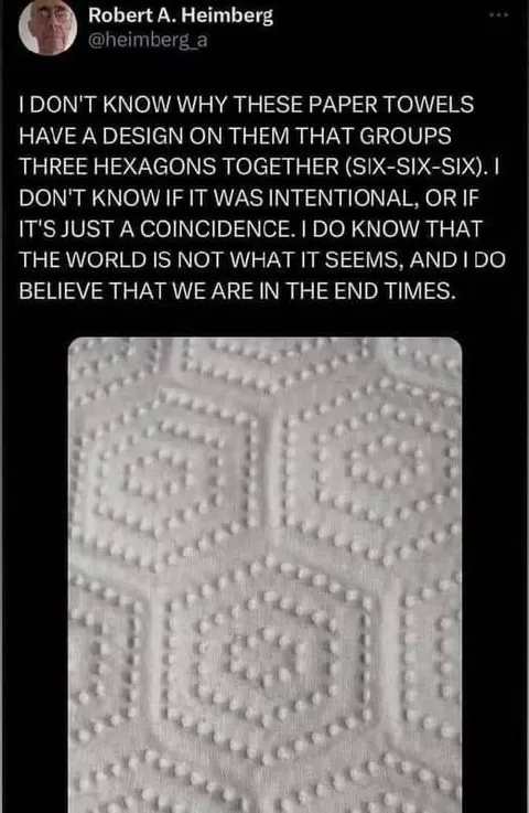Hexagons on Paper Towels