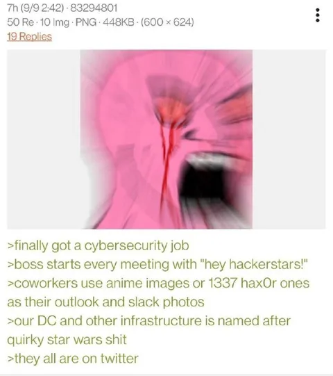 Cybersecurity Job Gone Wrong