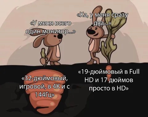 Спор о мониторах