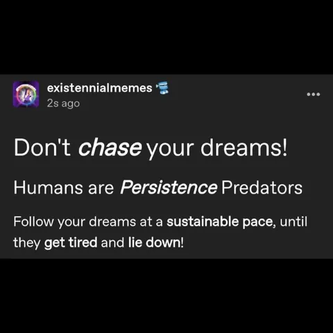 Persistence Predator Dreams