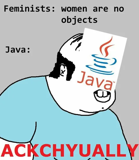 Java Objectification Joke
