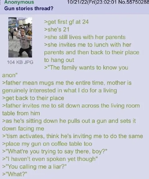Greentext Gun Misunderstanding