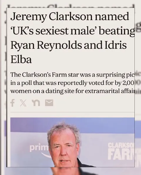 Jeremy Clarkson Named Sexiest Male