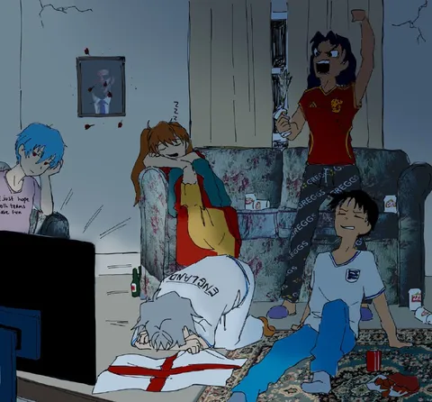 Evangelion Football Watch Party
