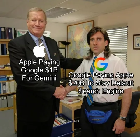 Apple and Google Billion-Dollar Handshake