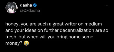 Great Writer, No Money