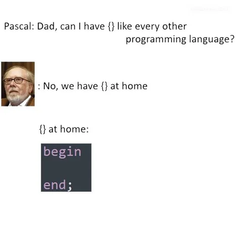 Pascal Has Braces at Home