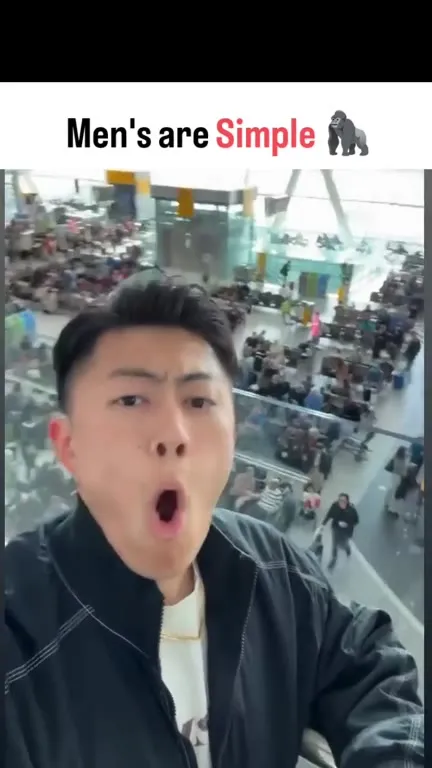 Men's Are Simple at the Airport