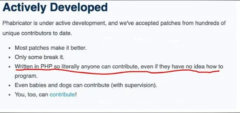 Written in PHP