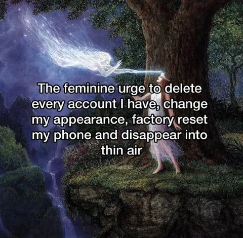 Feminine Urge to Disappear