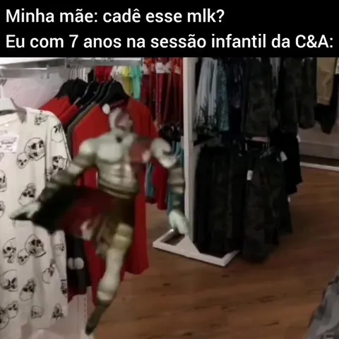 Kratos na sessão infantil