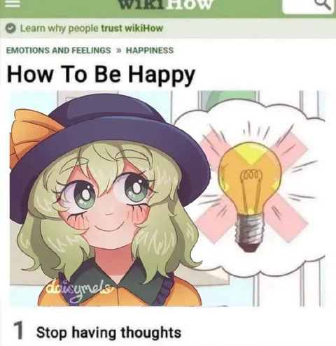 How to Be Happy: Stop Thinking