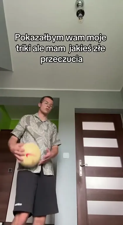 Złe przeczucia przed pokazem trików