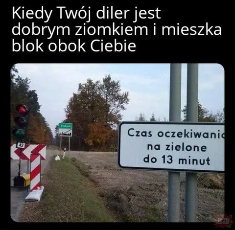 Diler mieszka blok obok