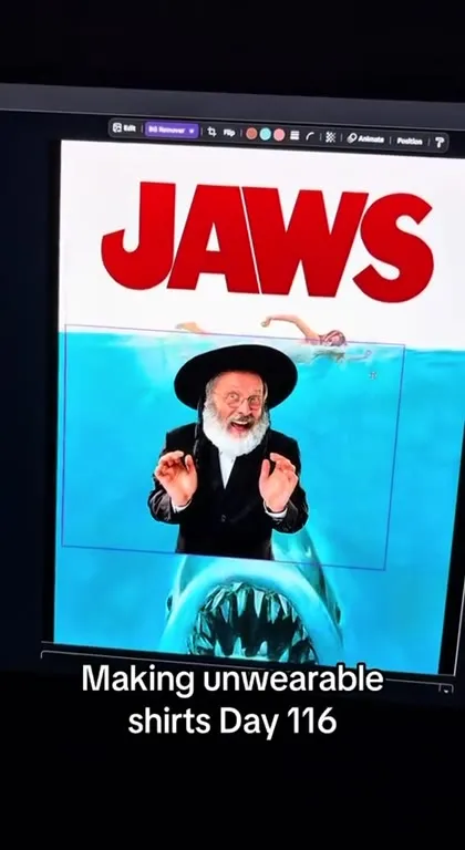Making the JAWS Shirt Unwearable
