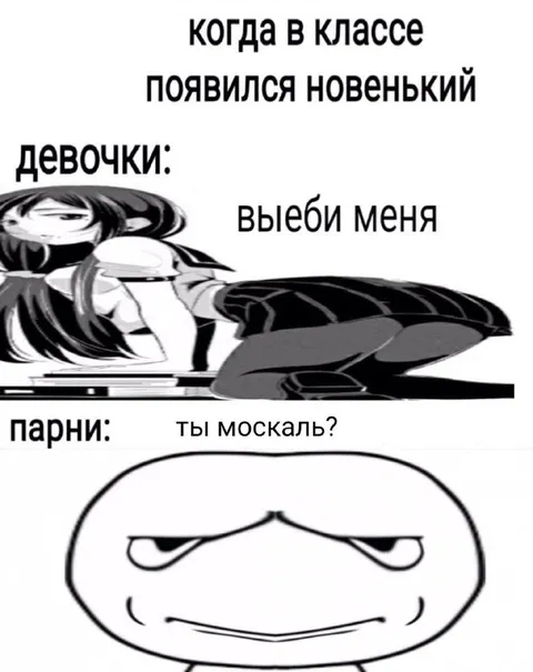 Когда в классе появился новенький
