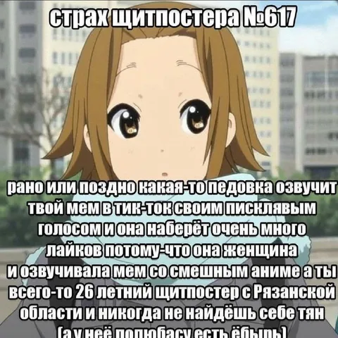 Страх щитпостера №617