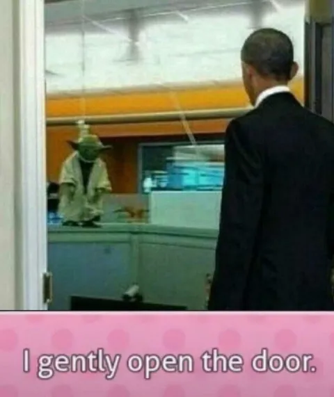 I Gently Open the Door