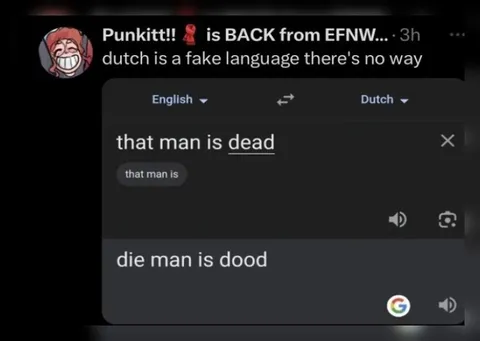 Dutch Is a Fake Language