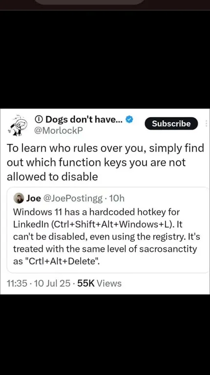 Windows 11 Rules Over You