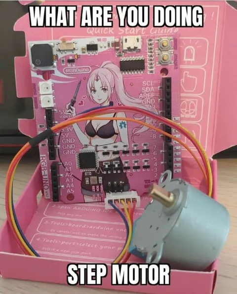 What Are You Doing, Step Motor
