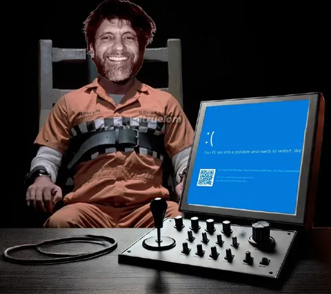 Smiling Through a Blue Screen