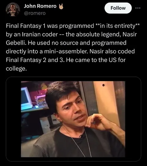 Nasir Gebelli Programming Legend