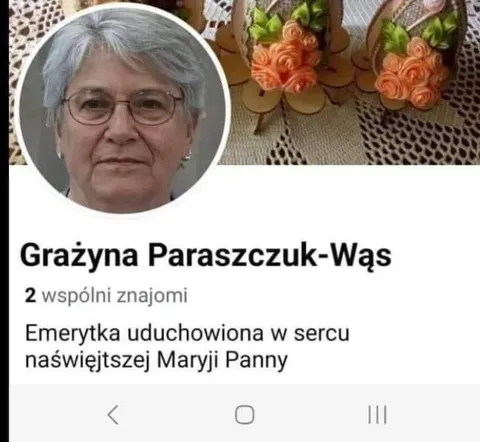 Emerytka w sercu Maryi Panny