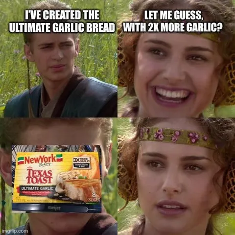 Ultimate Garlic Bread Reaction