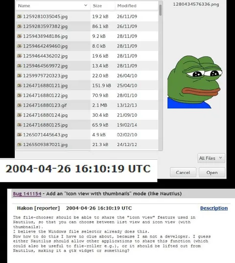2004 File Chooser Thumbnail Feature
