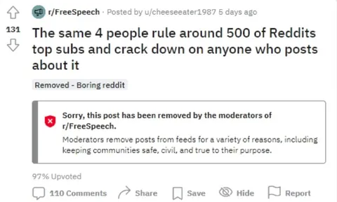 The Same Four Reddit Moderators