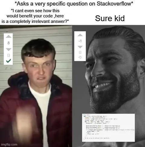 Sure Kid Stack Overflow Answer