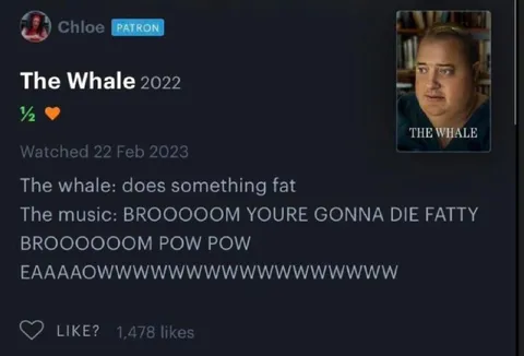 The Whale Dies Fatty