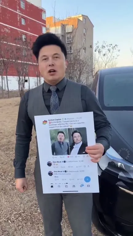 Elon Musk Livestreams With Elon Musk
