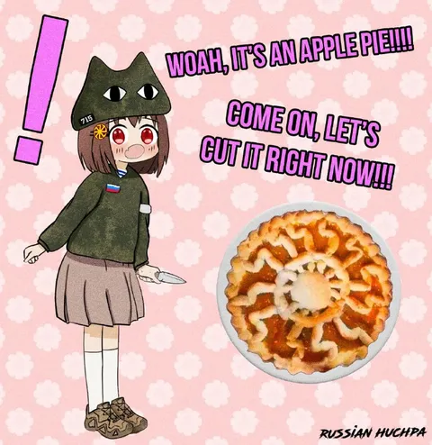 Excited Apple Pie Reaction