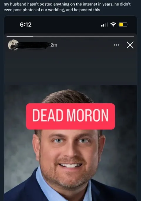 Husband Finally Posts Something
