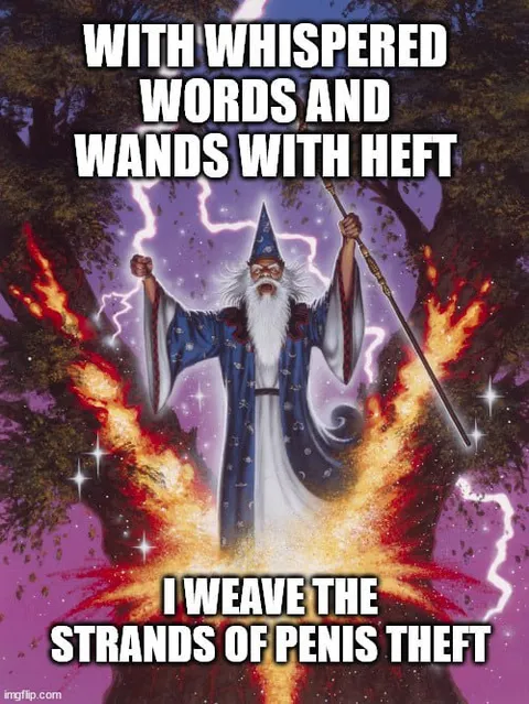 Wizard Weaves Penis Theft