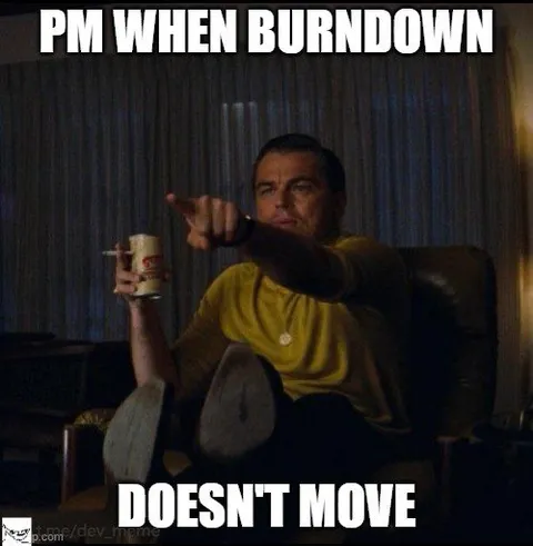 PM When Burndown Doesn't Move