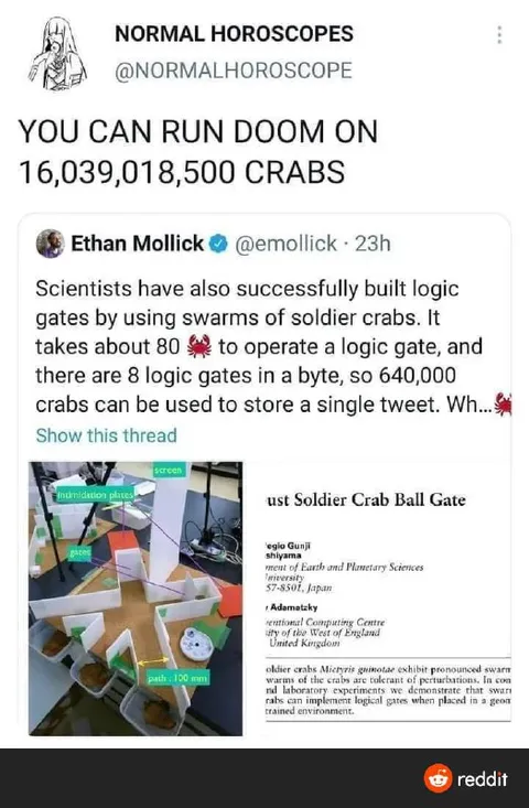 Doom Running on Crabs