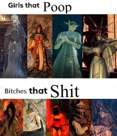 Girls That Poop vs Bitches That Shit