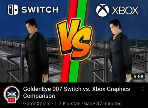 GoldenEye 007 Switch vs Xbox Graphics