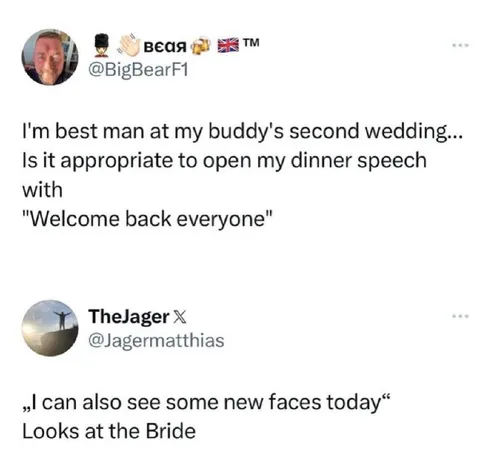 Best Man at Second Wedding