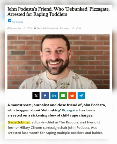 Pizzagate Debunker Arrested