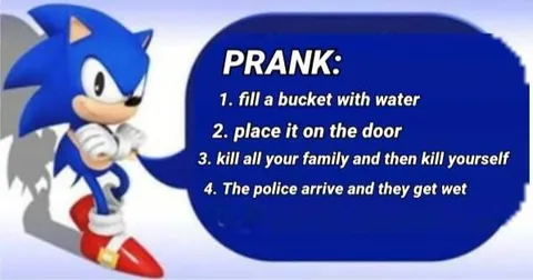 Sonic's Family Prank