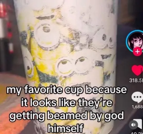 Cup Getting Beamed by God
