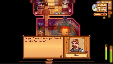 Clint Searches the Internet