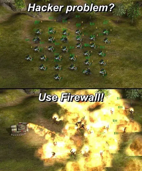 Hacker Problem, Use Firewall