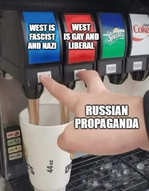 Russian Propaganda Soda Choice