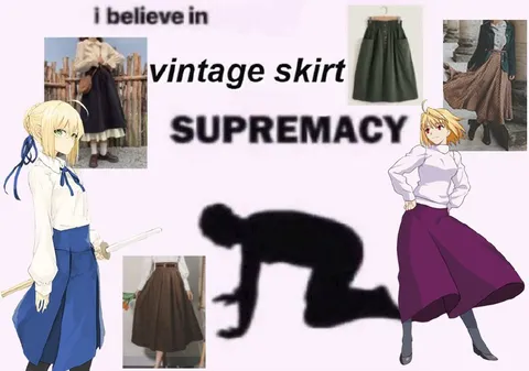 I Believe in Vintage Skirt Supremacy
