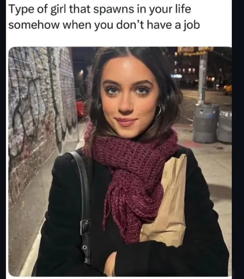 Girl Appears When Unemployed